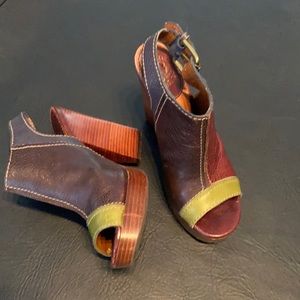 Lucky Brand 5” stacked heel size 8M